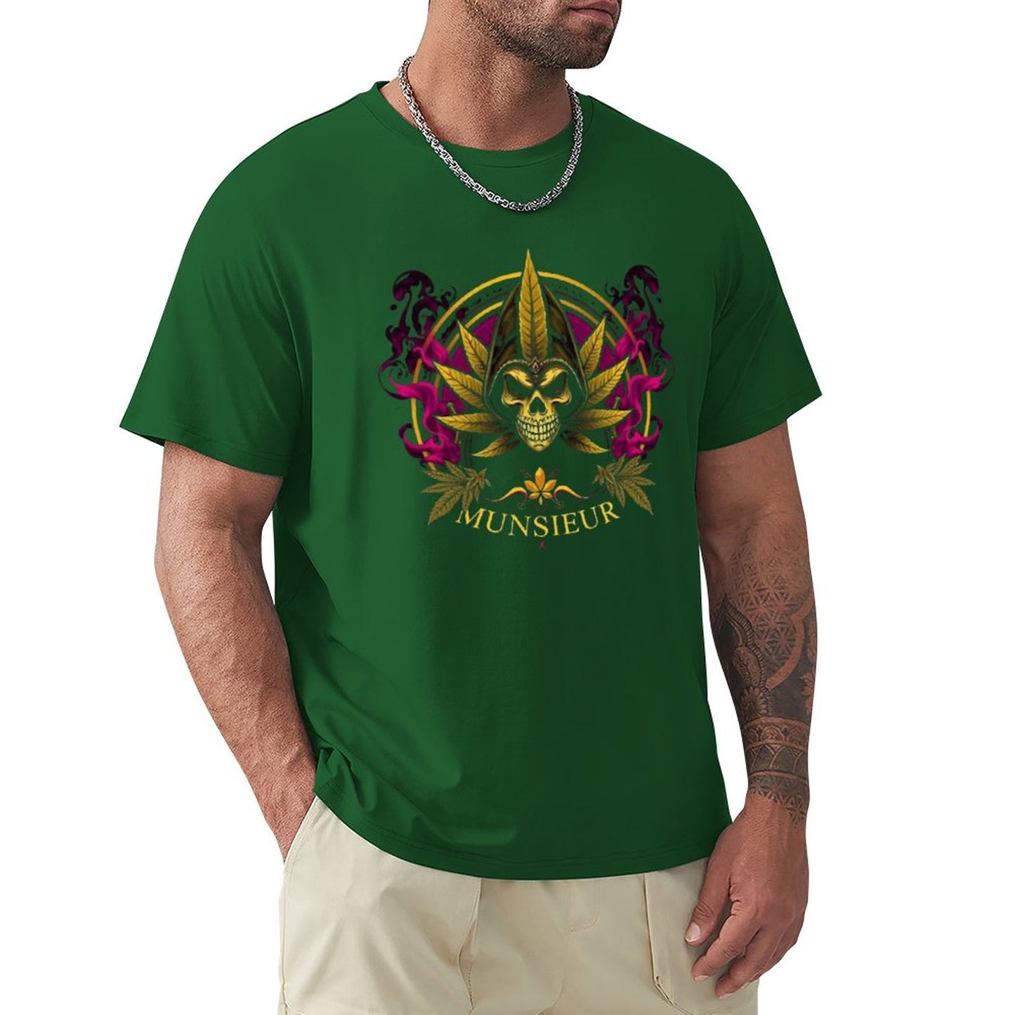 Munsieur 420 Collection "Out The Smoke" Tee for Men