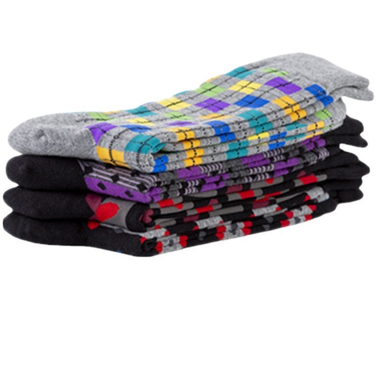 Men's Mid-calf Length Socks Europe And America - Munsieur