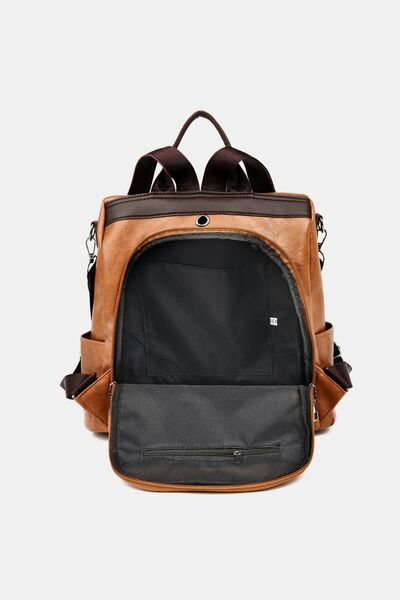 Stylish PU Leather Backpack for Everyday Adventures - Munsieur