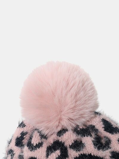 Leopard Hat with Pompom - Munsieur