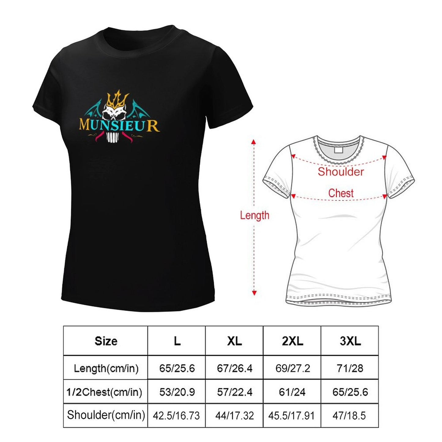 Women's Munsieur T-Shirt: Elevate Your Wardrobe with Munsieur Premium Women's T-Shirts - Munsieur