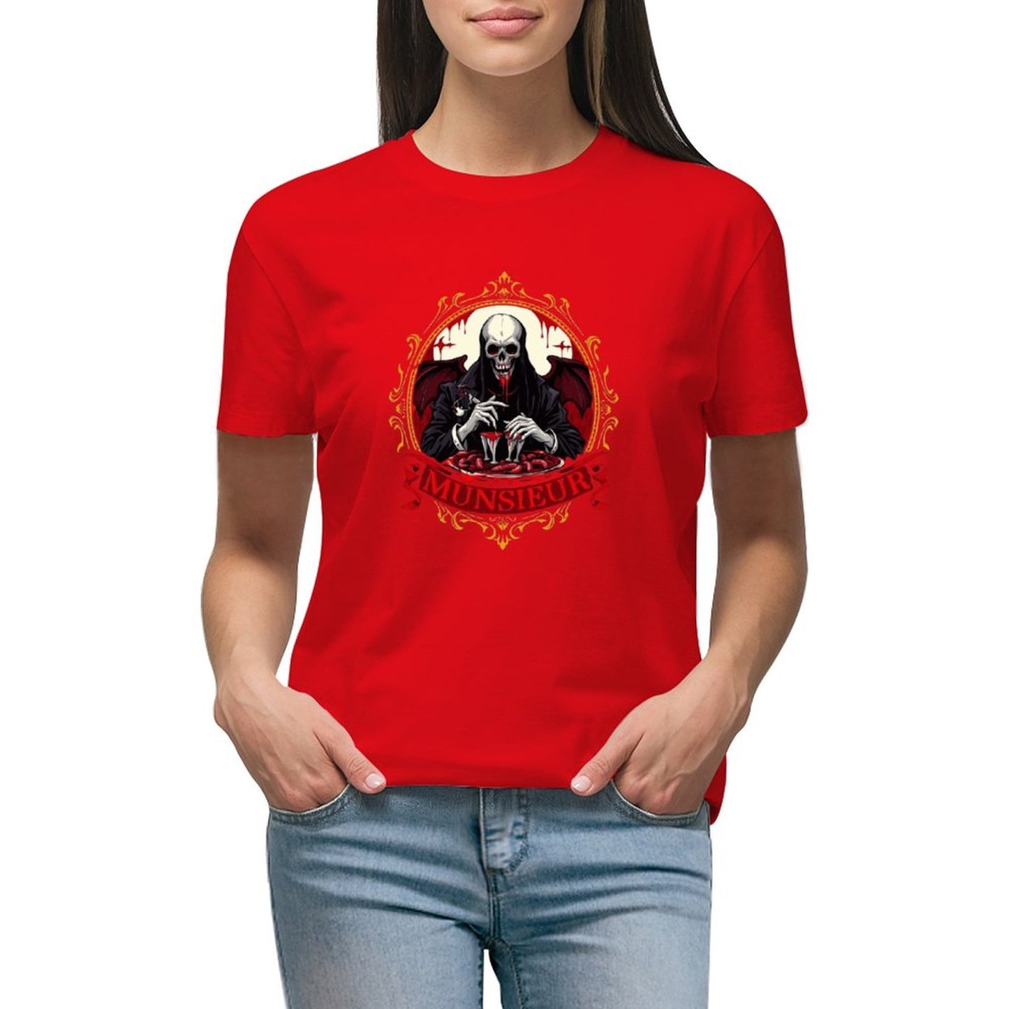 Women's Munsieur T-Shirt Valentine's Day Collection "Patron Q" Bleeding Love Collection