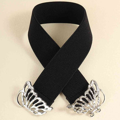 Butterfly Alloy Buckle Elastic Belt - Munsieur