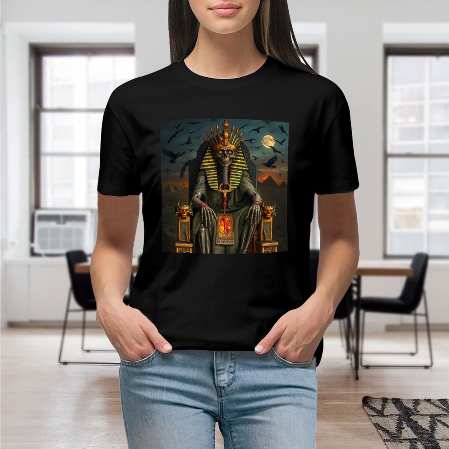 Munsieur Pharaoh's Reign Collection Women's T-Shirt (High Definition & Front Printing)