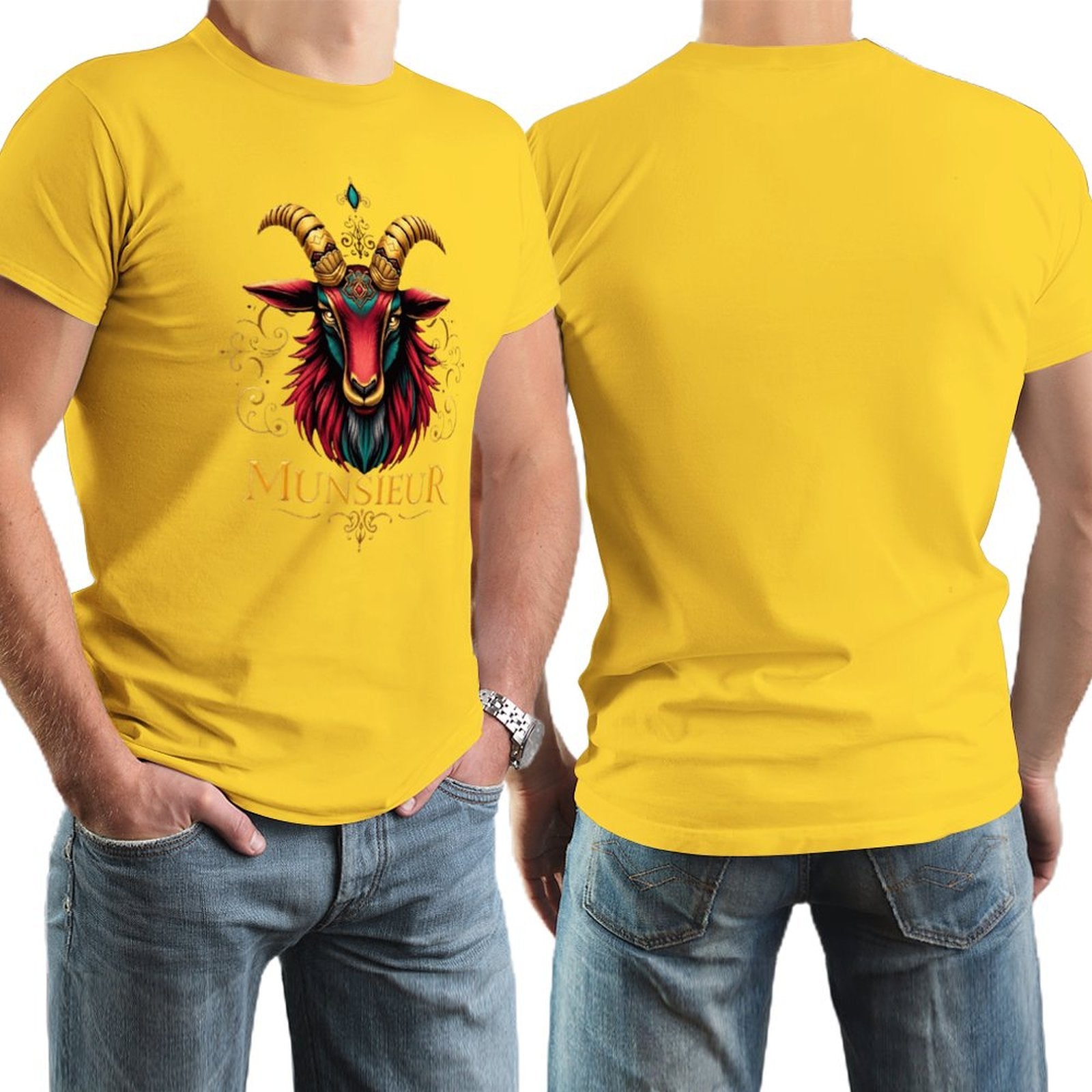 *Sale** Men's Munsieur Tee "Icon Billy" Designer Streetwear Fashion