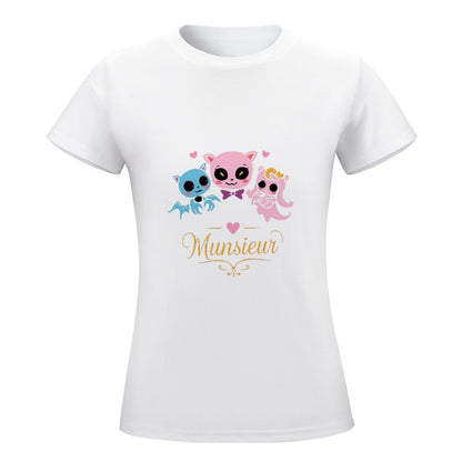 Women's Munsieur T-shirt Valentine's Day Collection "Vampire Friends" Designer Streetwear for Her