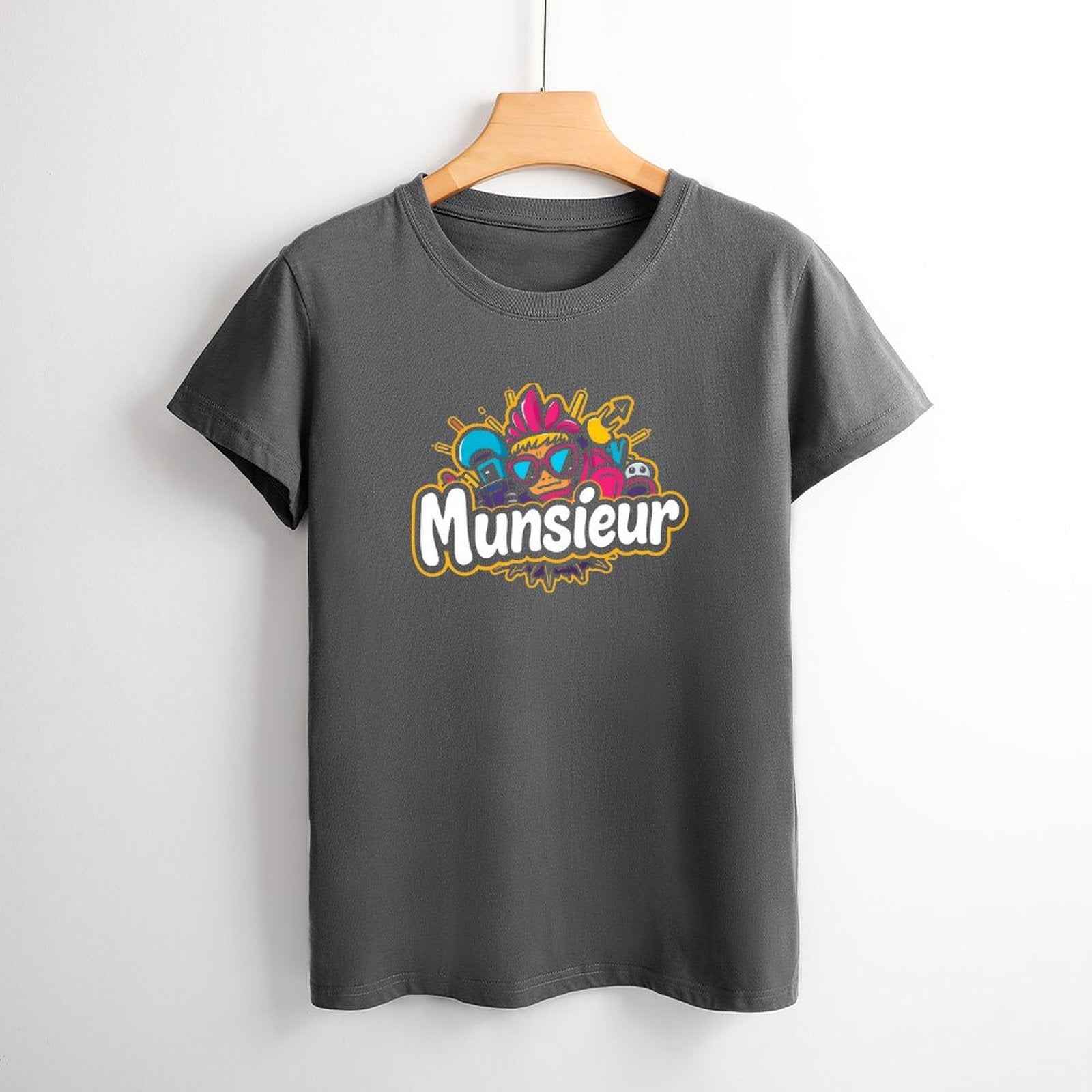 Munsieur T-Shirt for Women: Designed for Comfort, Styled for Impact for Her - Munsieur