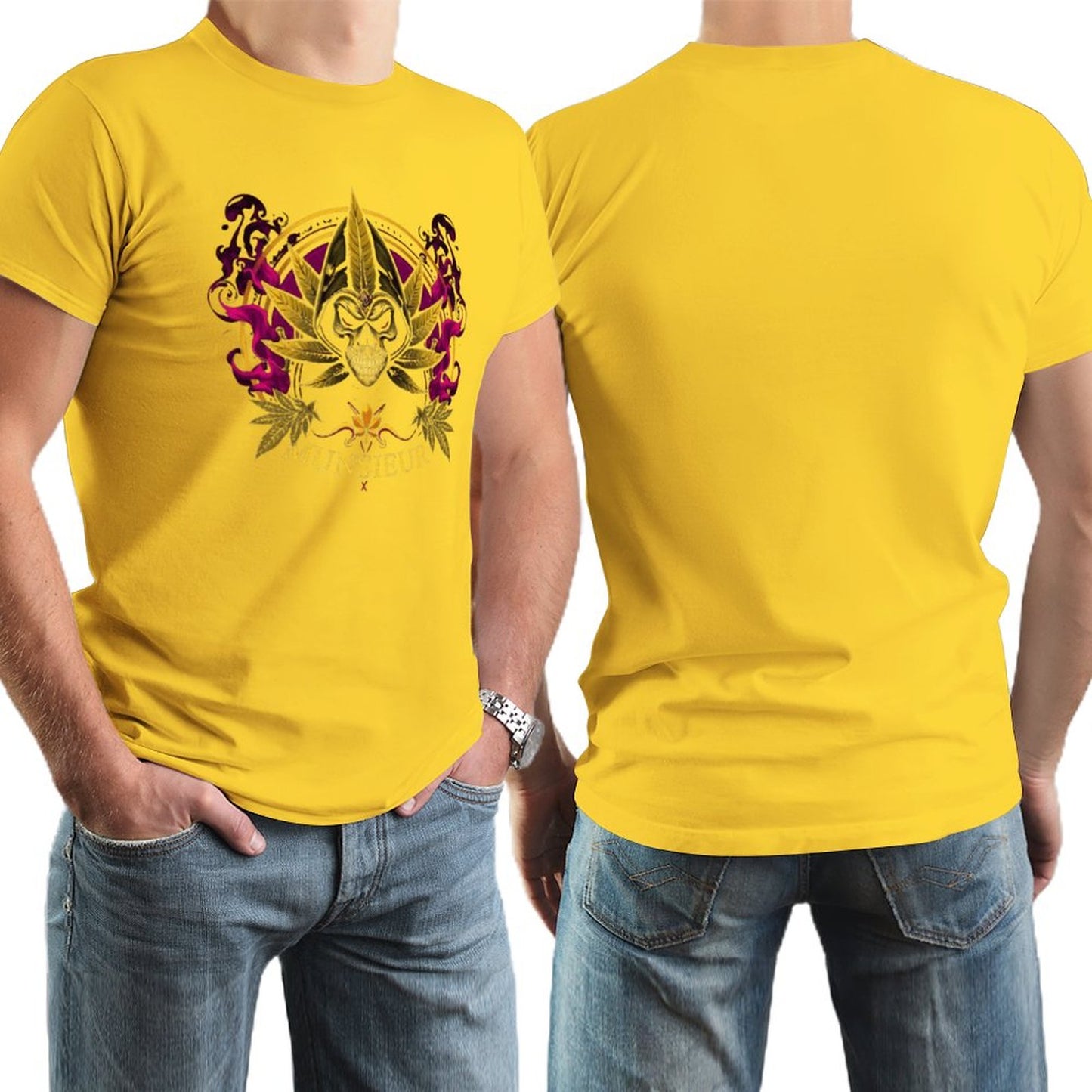Munsieur 420 Collection "Out The Smoke" Tee for Men