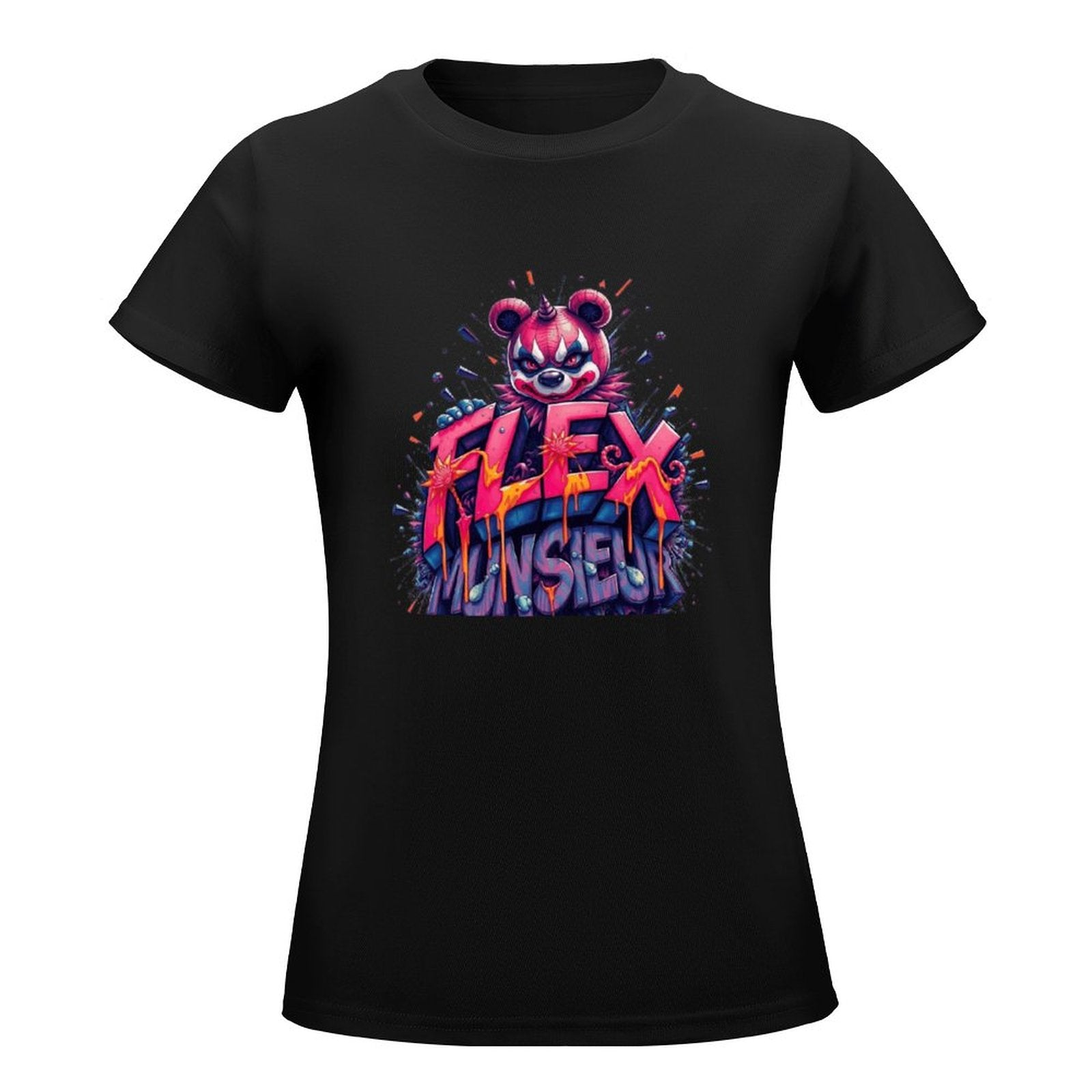 **Sale** Women's Munsieur T-shirt "Flex" Streetwear for Her