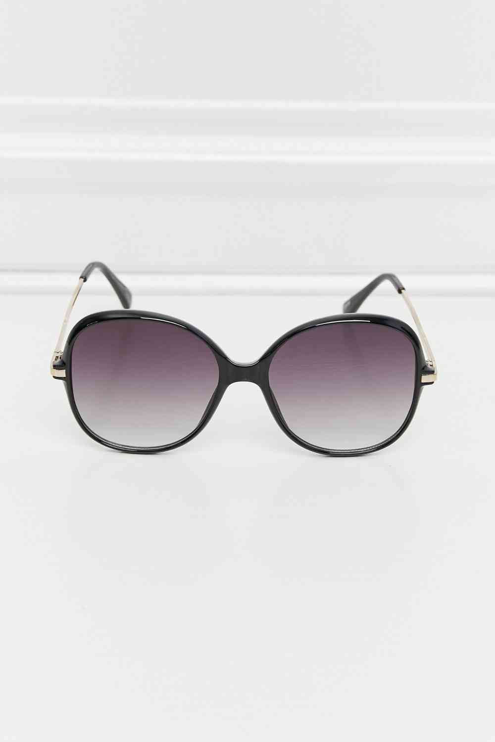 Metal-Plastic Hybrid Full Rim Sunglasses - Munsieur