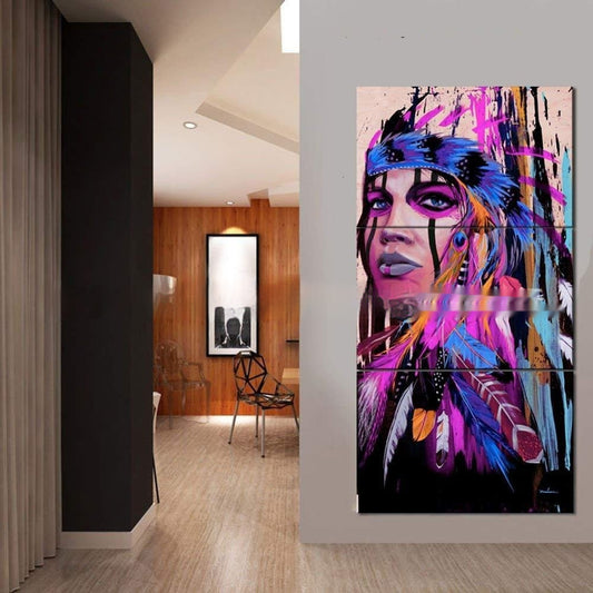 Canvas Home Art Airbrushed Painting For Decoration