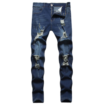 Men's Ripped Slim-fit Fashion Pants