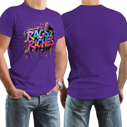 Men's Tee Munsieur Original Design "Rags2Riches" Streetwear Design