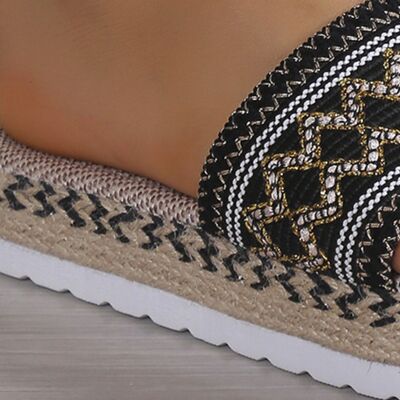 Open Toe Platform Sandals - Munsieur