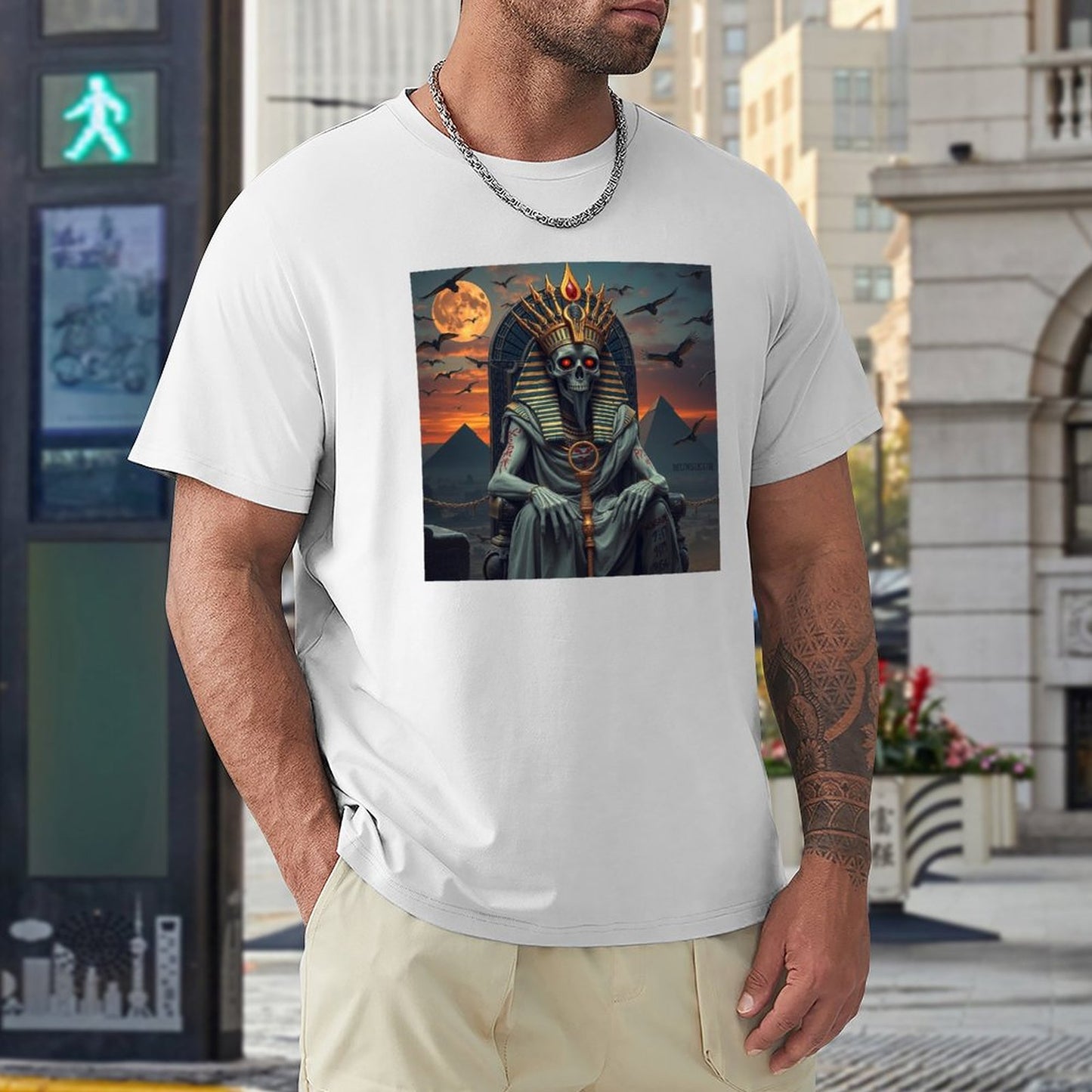 Munsieur Pharaoh's Reign Collection Men's Tee IV (High Definition & Front Printing)