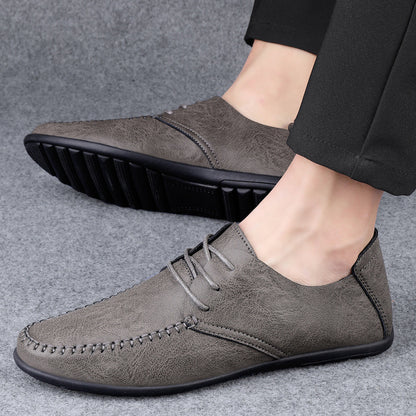 Men's Business Casual Breathable Leather Shoes - Munsieur