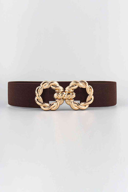 Zinc Alloy Buckle Elastic Belt - Munsieur