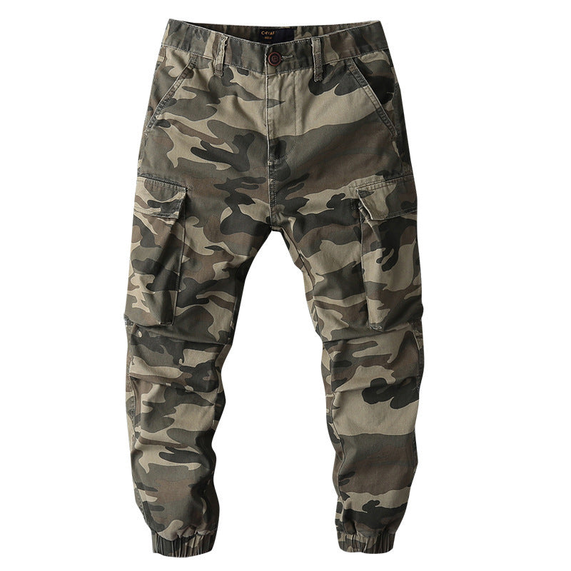 Men's Loose Sports Hard-wearing Camouflage Cargo Pants - Munsieur