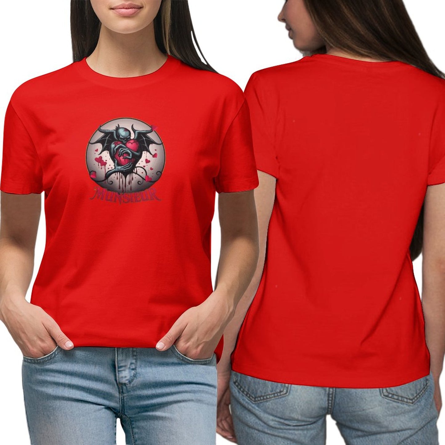 Munsieur T-Shirt for Women: Classic Simplicity with a Modern Edge for Her - Munsieur