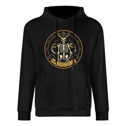 Munsieur Shadow Reaper: Luxe Skull Hoodie for Men - Munsieur
