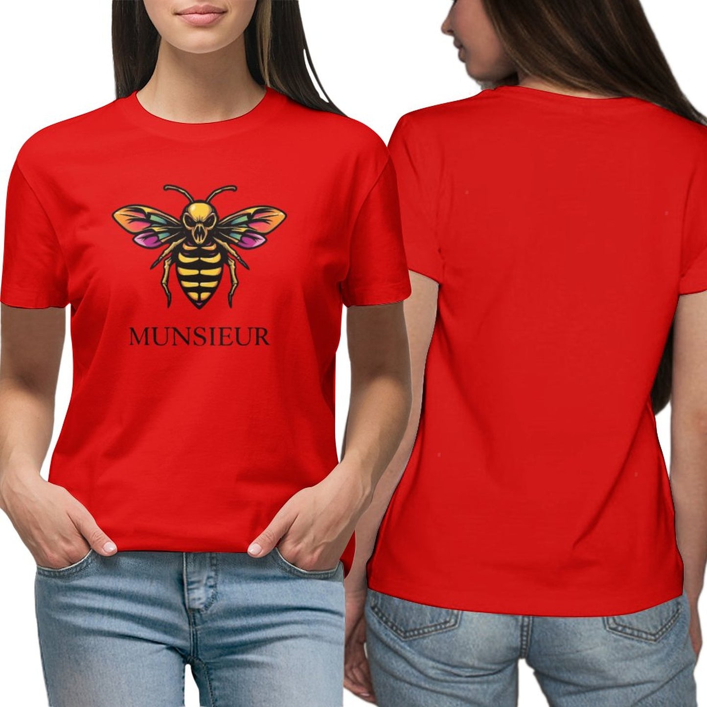 Munsieur T-Shirt for Women: Redefining Casual Chic with Elegance for Her - Munsieur