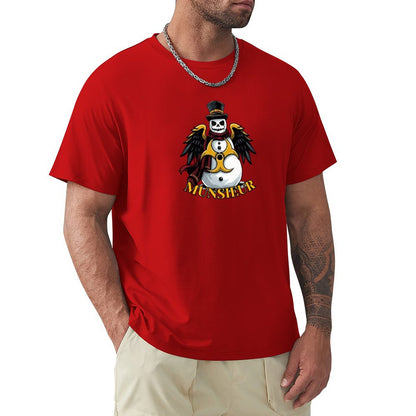Men's Munsieur Christmas Tee Design "Atomic Snow"