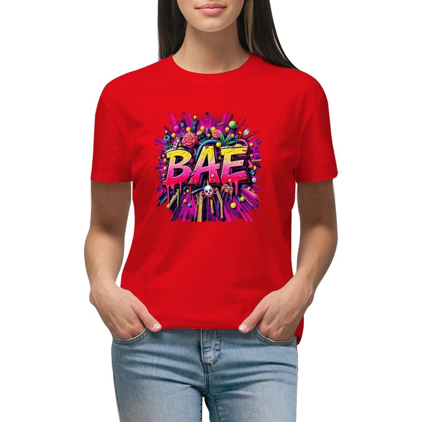 T-Shirts for Women "Bae" Streetwear Crown Co. 👑