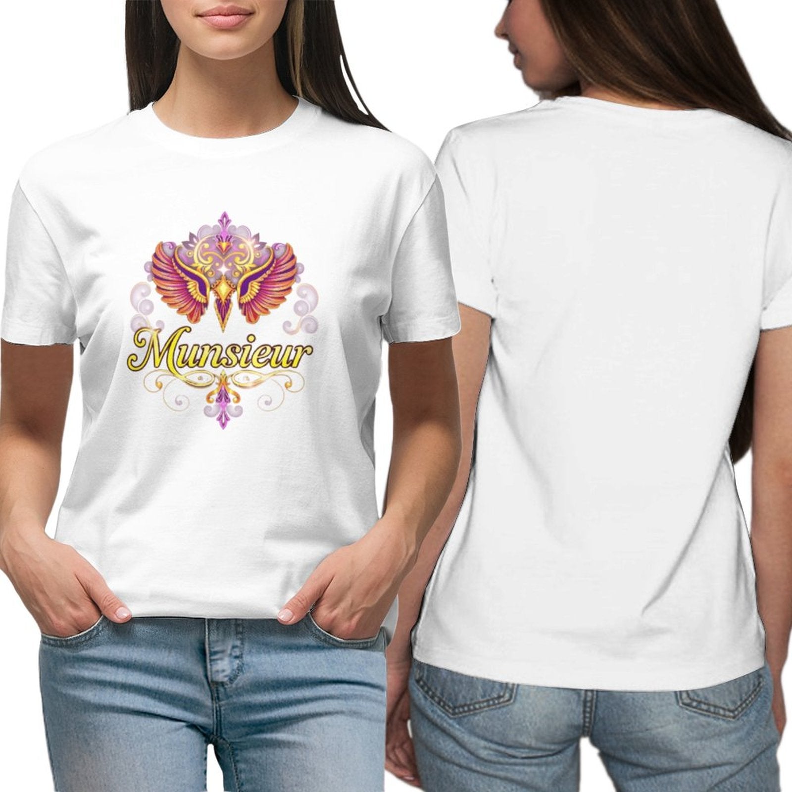 Munsieur T-Shirt for Women: Chic, Comfortable, and Timeless for Her - Munsieur
