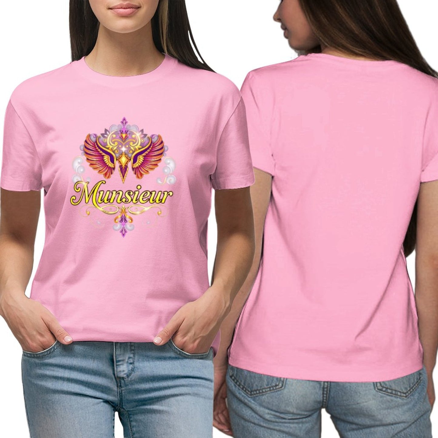 Munsieur T-Shirt for Women: Chic, Comfortable, and Timeless for Her - Munsieur