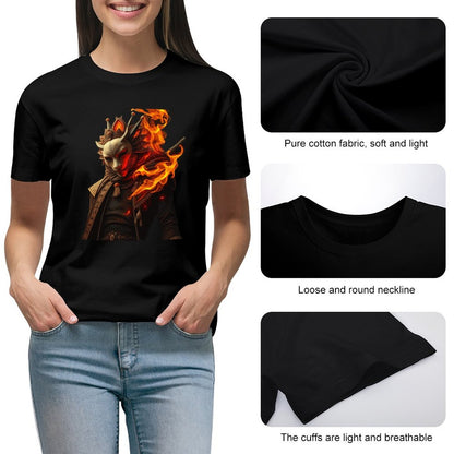 Lost Tribe of Munsieur T-Shirt for Women "BuJo" (High Definition & Front Printing)