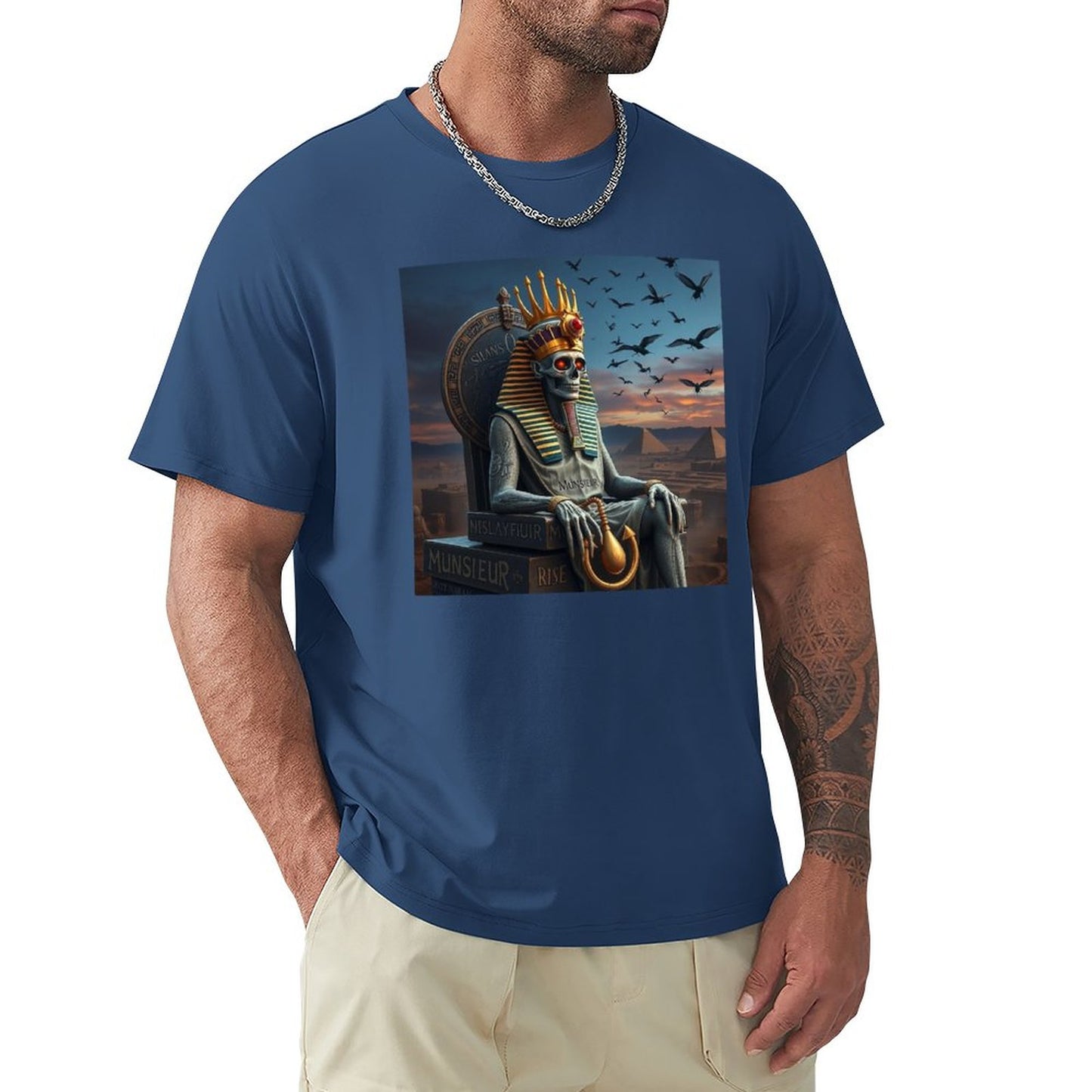 Munsieur Pharaoh's Reign Collection Men's Tee II (High Definition & Front Printing)