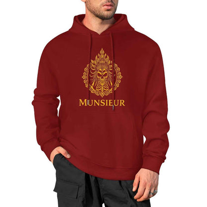 Munsieur Phantom Threads: Skull Edition Hoodie for Men - Munsieur