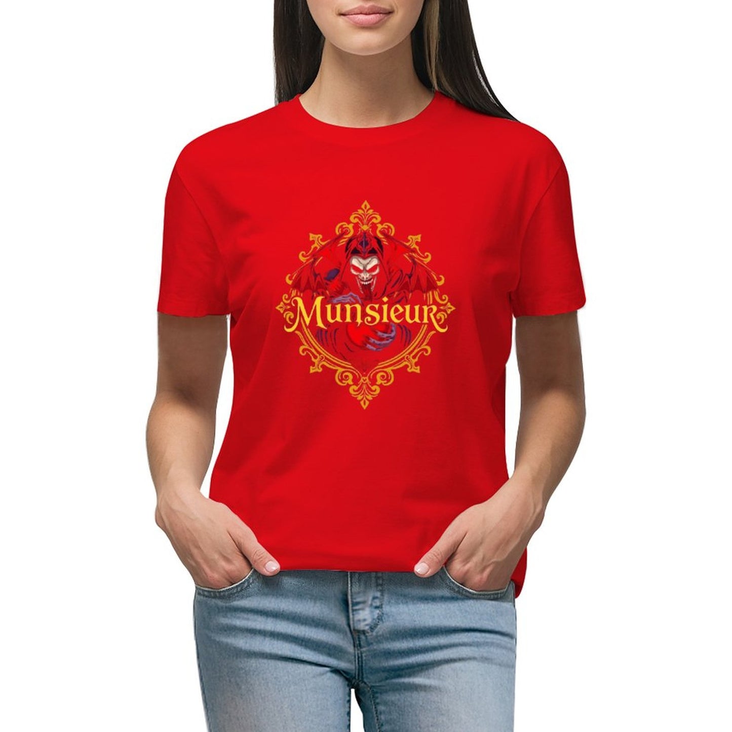 Women's Munsieur T-shirt "Noor" Valentine's Day Design Bleeding Collection