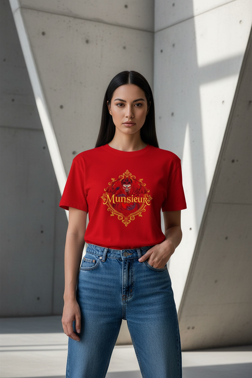 Women's Munsieur T-shirt "Noor" Valentine's Day Design Bleeding Collection