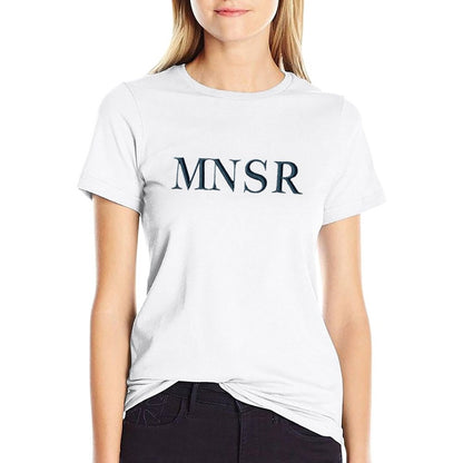 Munsieur Men's Tee Cotton Signature Print Design "MNSR"