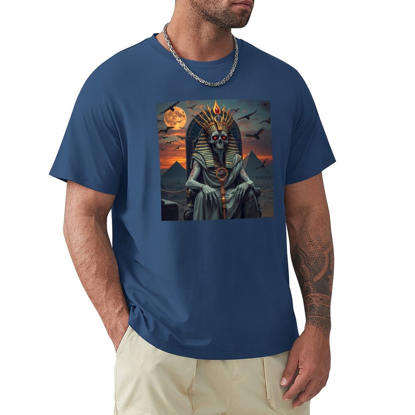 Munsieur Pharaoh's Reign Collection Men's Tee IV (High Definition & Front Printing)