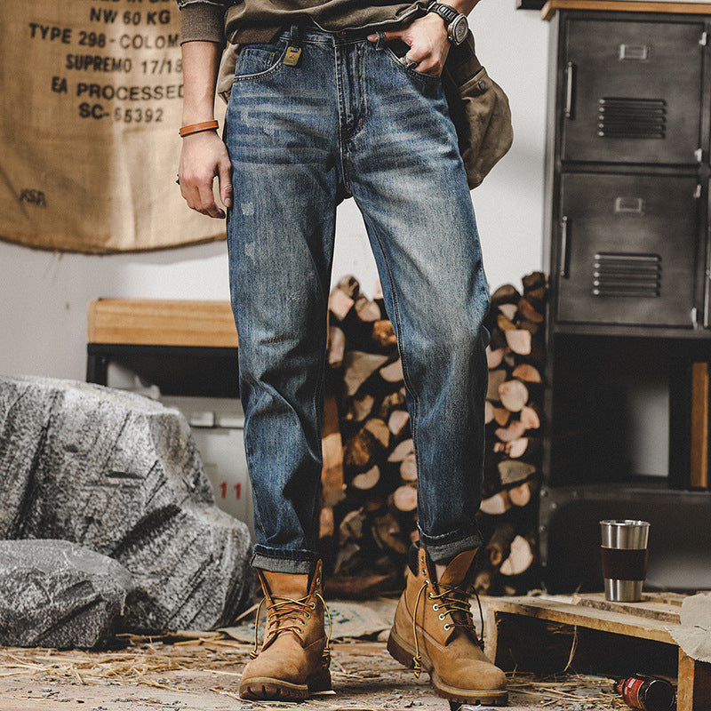 Men's American Retro Autumn Pants
