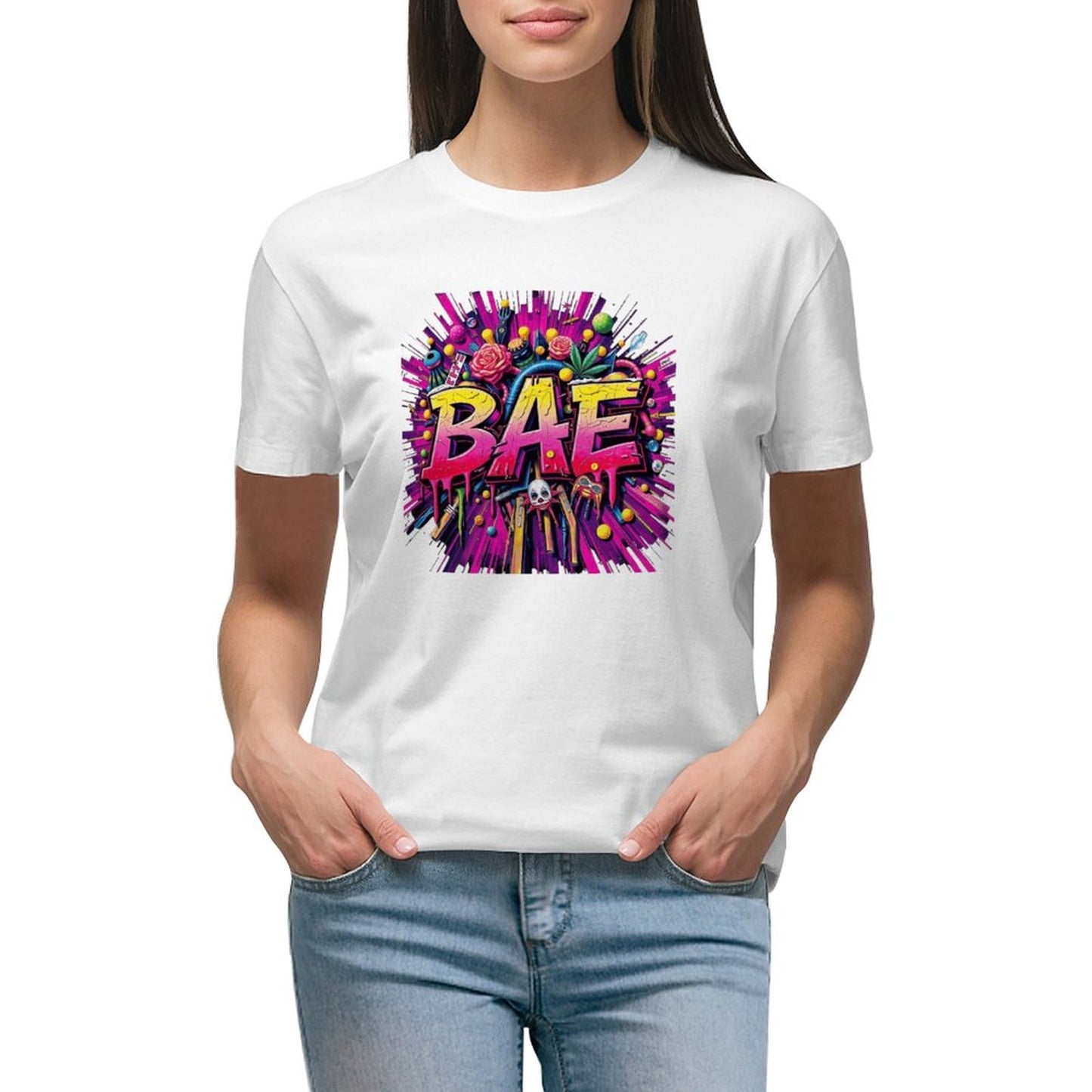 T-Shirts for Women "Bae" Streetwear Crown Co. 👑