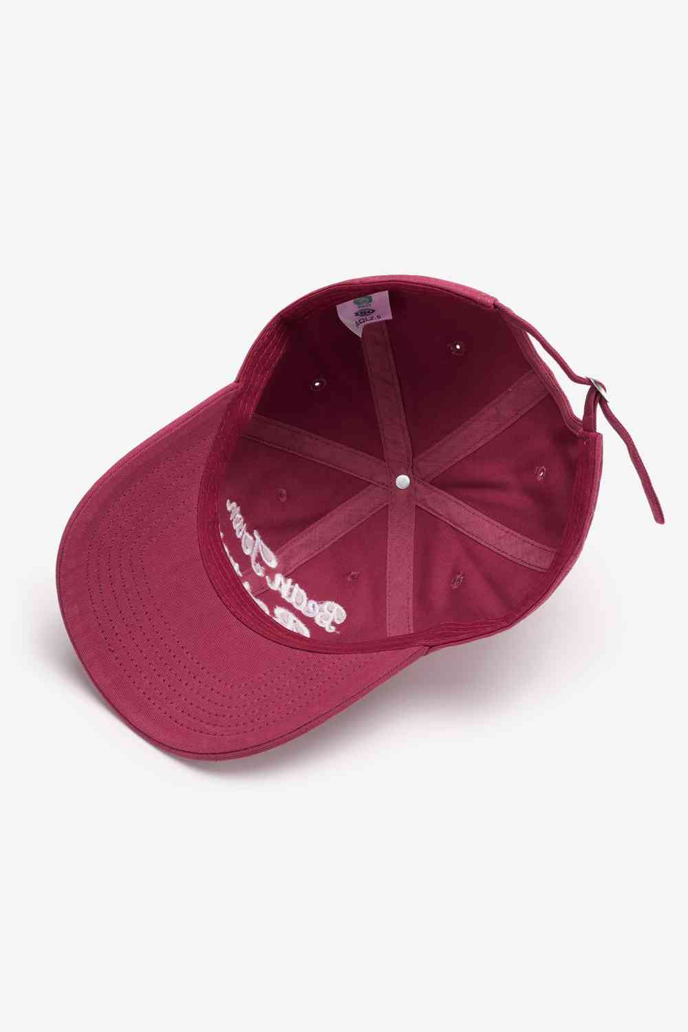 Embroidered Graphic Adjustable Baseball Cap - Munsieur