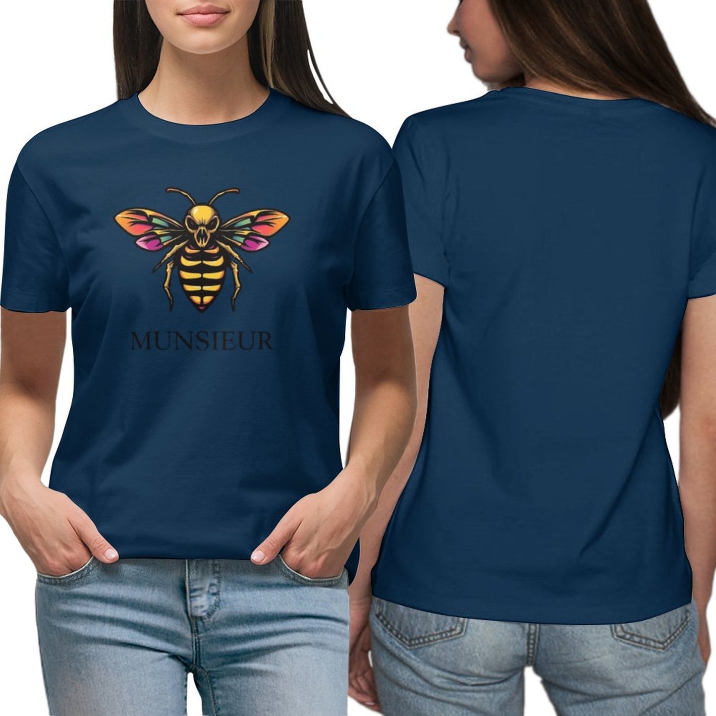 Munsieur T-Shirt for Women: Redefining Casual Chic with Elegance for Her - Munsieur