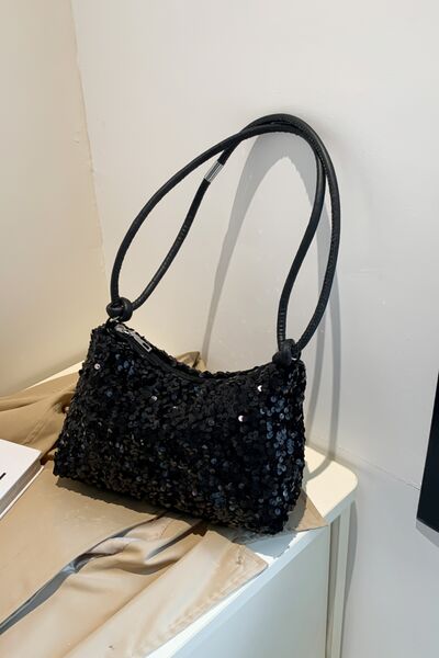 Sequin Double Strap Shoulder Bag - Munsieur