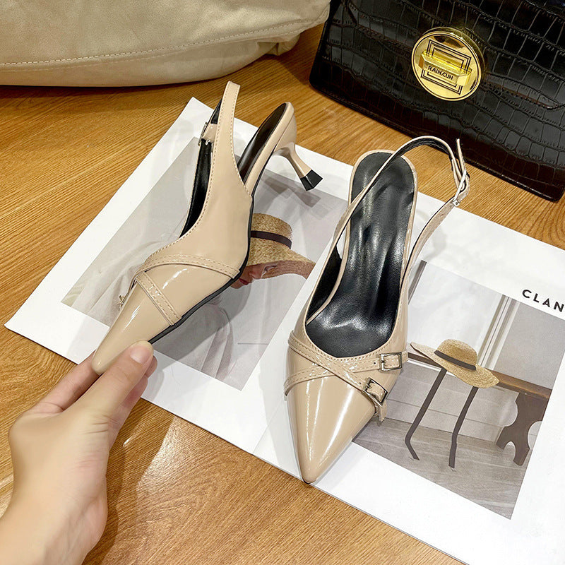 Women's Fashionable And Elegant Heels Sling Back Heels