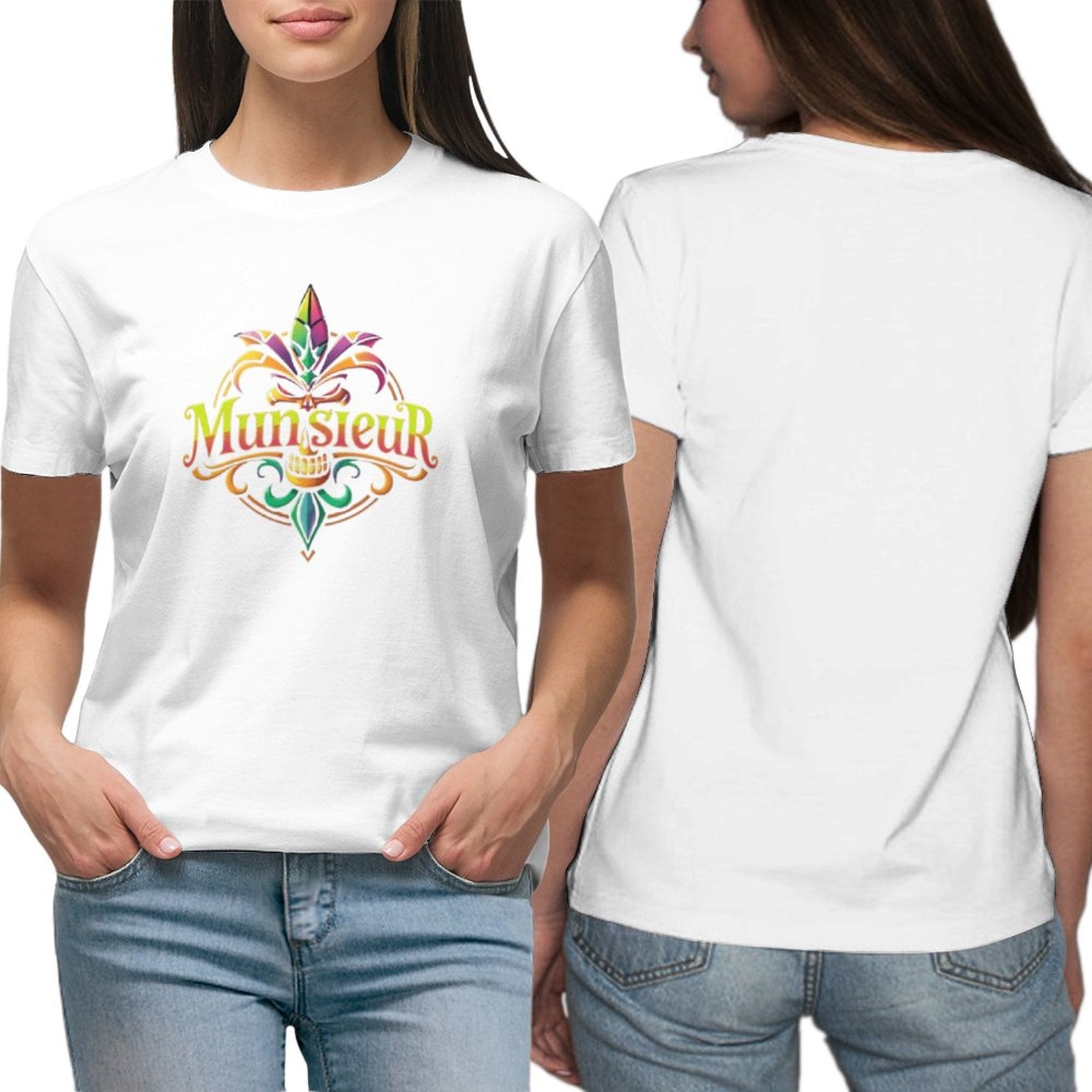 Munsieur Women's Stay Fashionable and Comfortable with Munsieur Premium Women's T-Shirts - Munsieur