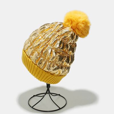 Thermal Knit Hat with Pompom - Munsieur