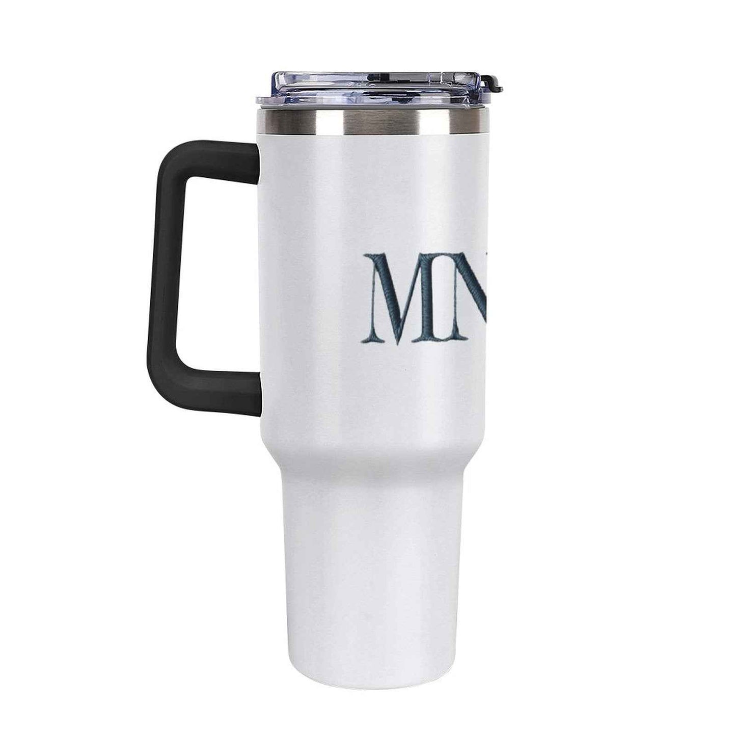 40oz Insulated Tumbler with Handle and Straw Munsieur Brand