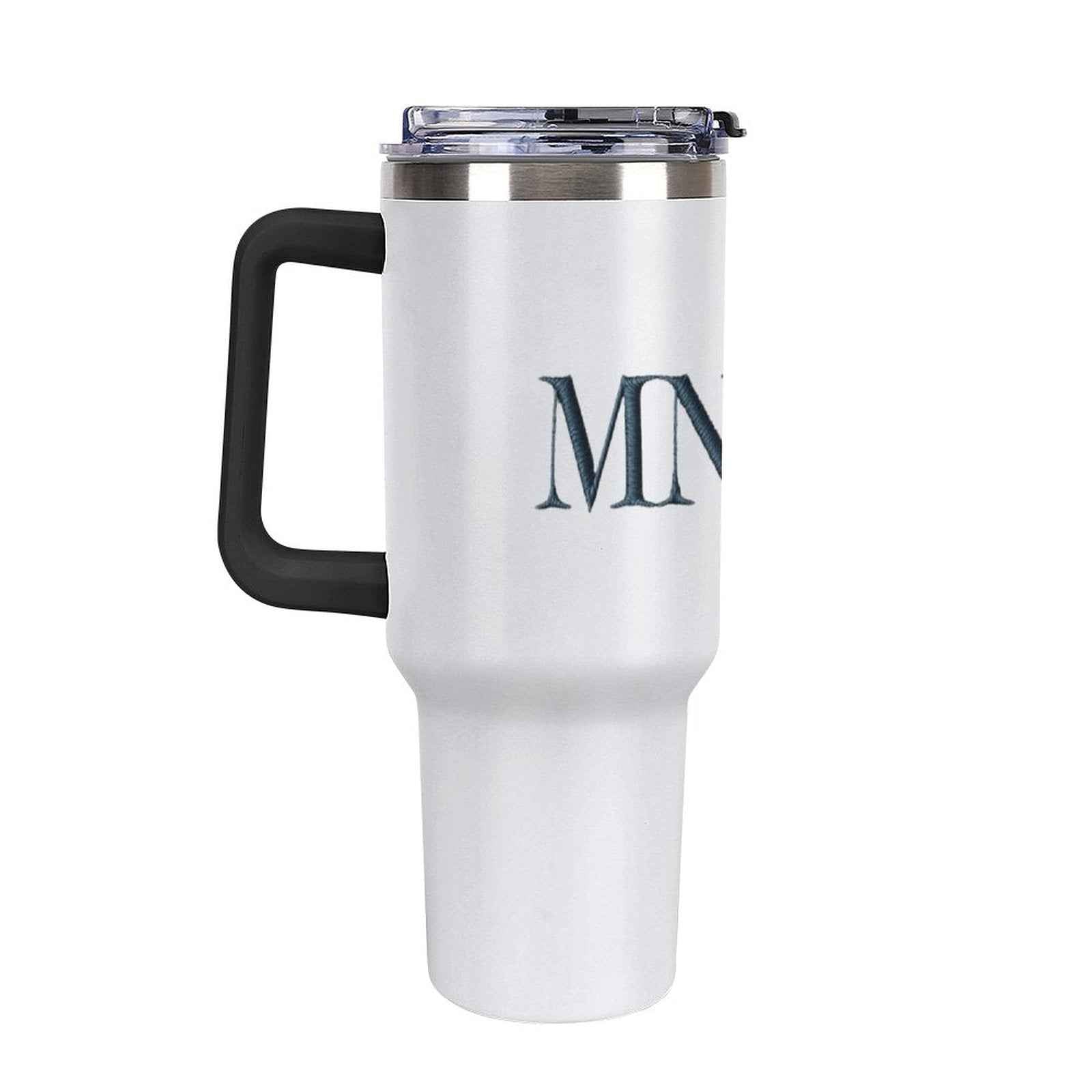 40oz Insulated Tumbler with Handle and Straw Munsieur Brand