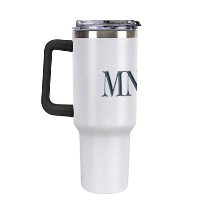 40oz Insulated Tumbler with Handle and Straw Munsieur Brand