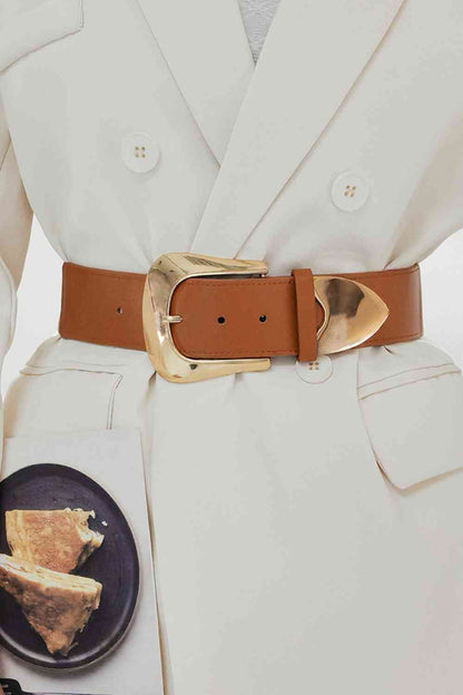 Elastic Wide PU Belt - Munsieur
