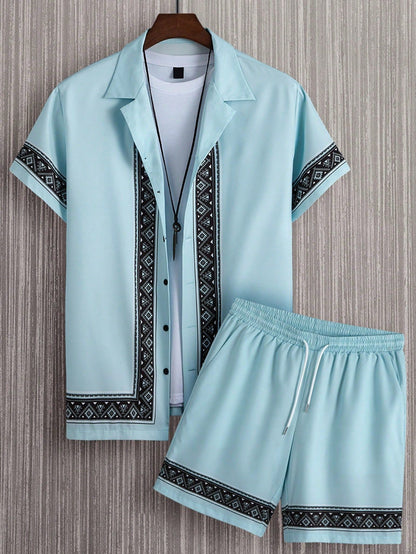 Munsieur Vacay Hawaiian Shorts Set Men's - Munsieur