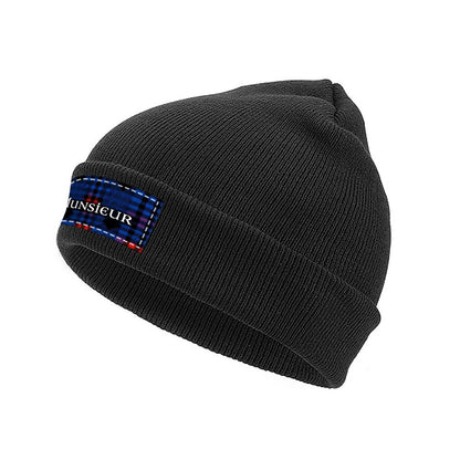 Munsieur Beanie Custom Knit Hat for Cold Weather